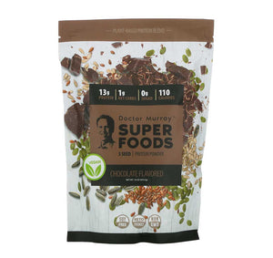 Dr. Murray's, Super Foods, 3 Seed Protein Powder, Chocolate, 16 oz (453.5 g)